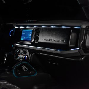 Ford Bronco LED Interior Dash Lighting Kit - ORACLE Lighting - ColorSHIFT Dynamic - Dynamic ColorSHIFT - `21-`25